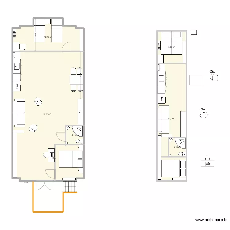Caravane Plan 2 D. Aménagement v2. Plan de Caravane Plan 2 D. Aménagement v2. Plan de