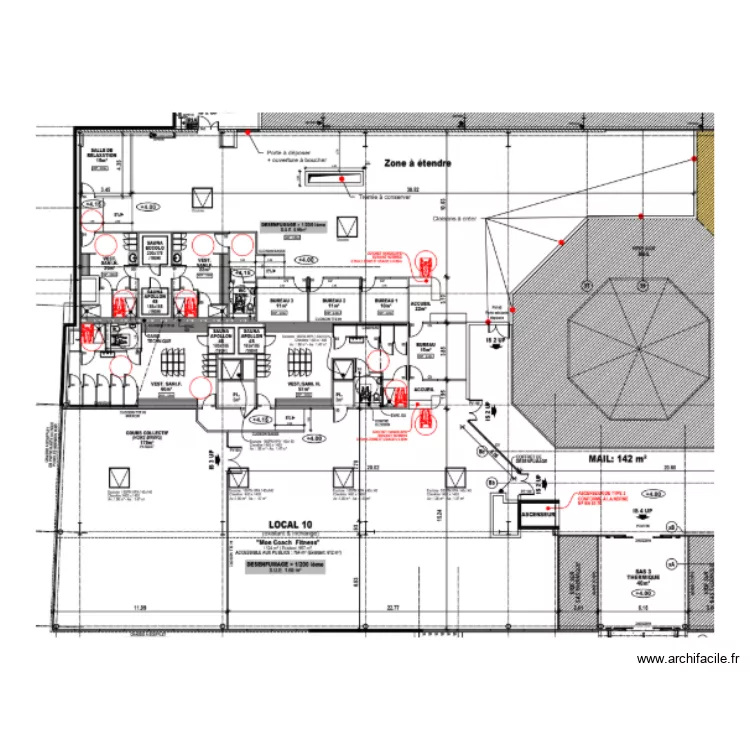 orange bleue V2. Plan de 