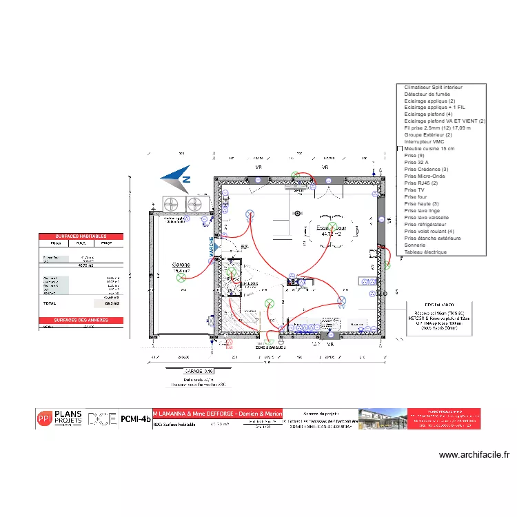 IMPORT LAMANNA DEFFORGE ETAGE. Plan de 