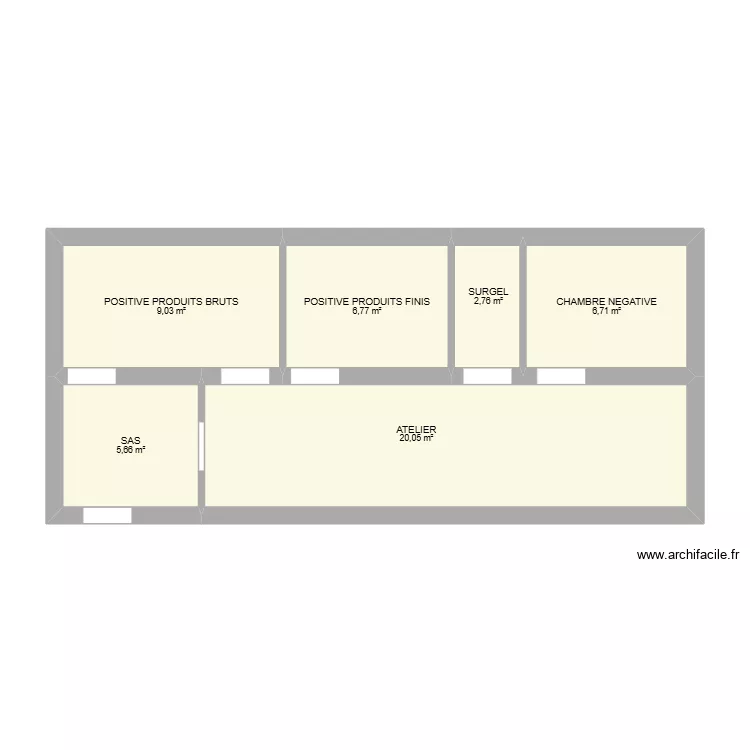 ATELIER ST MARTEEN. Plan de 