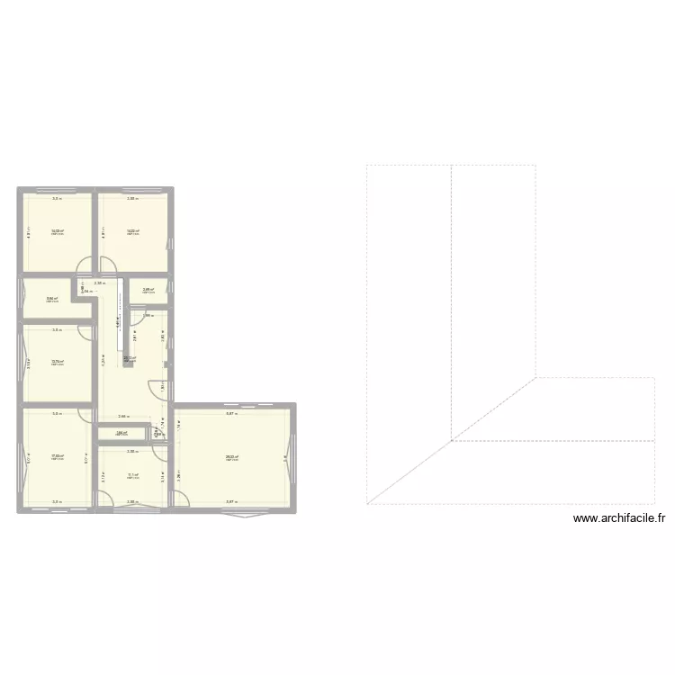 commanderie 33. Plan de 10 et 133 m² commanderie 33. Plan de 10 et 133 m²