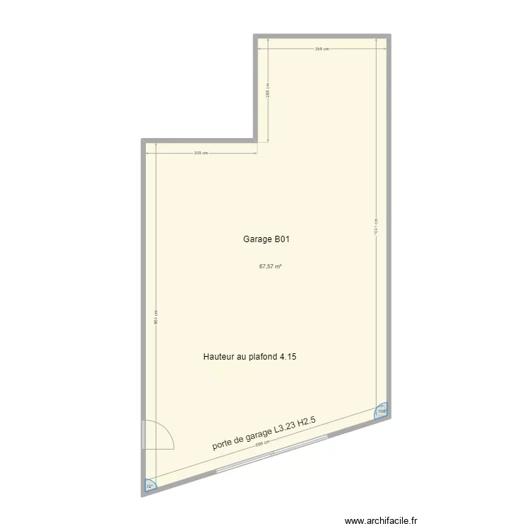 Garage B01 S2-11100-001 . Plan de 