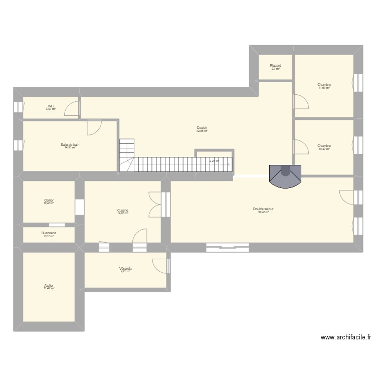 Beguey. Plan de 0 pièce et 0 m2