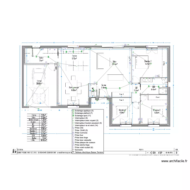 Villechalanne. Plan de 