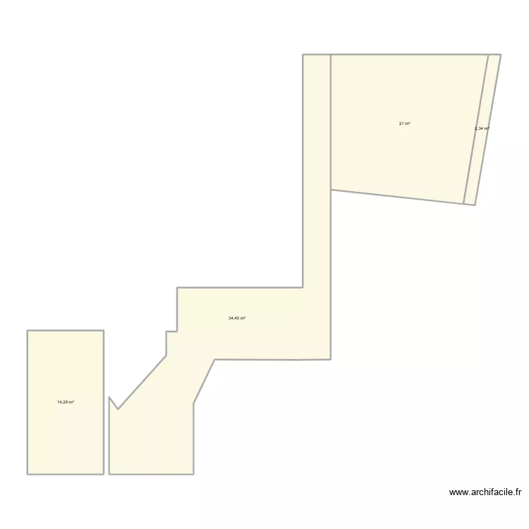 Quiros le Soler. Plan de 4 et 78 m² Quiros le Soler. Plan de 4 et 78 m²