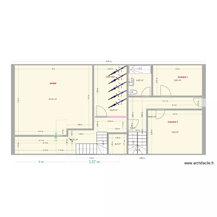 plan terrain 2026 3. Plan de 8  et 95 m²