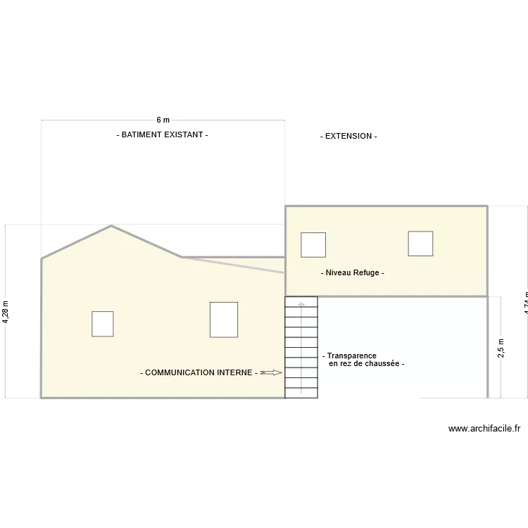 Brem CU ETAT FUTUR Facade ouest 23/04/2025. Plan de 