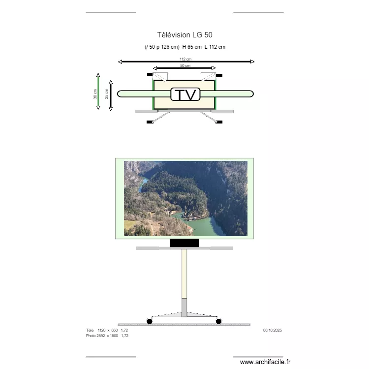 I- 01 T&eacute;l&eacute;vision 04. Plan de 