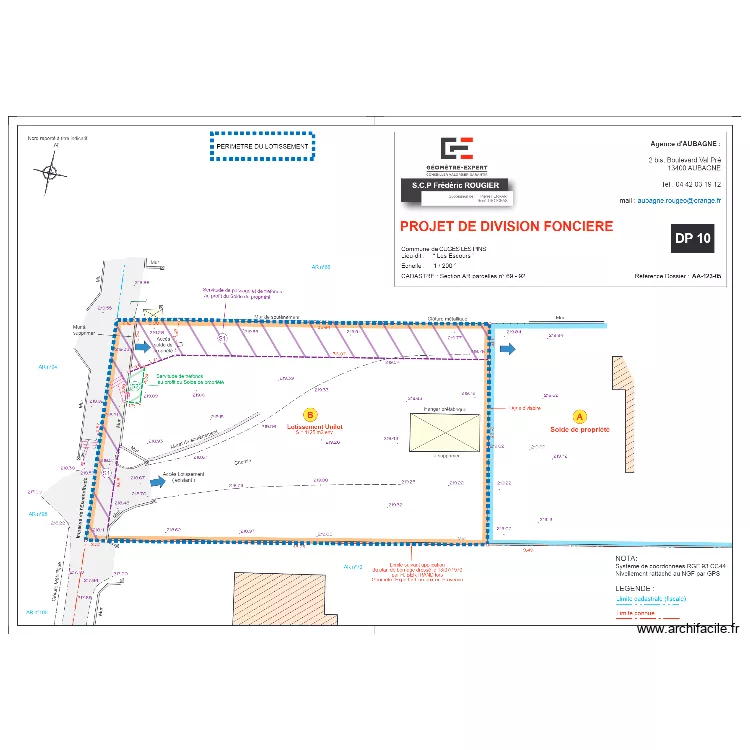 MAISON PLAN GEO. Plan de MAISON PLAN GEO. Plan de
