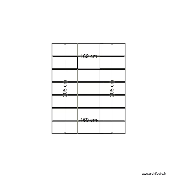 MATIT-SDB-V3-Carrelage-Mur-douche-171cm. Plan de 1  et 4 m²