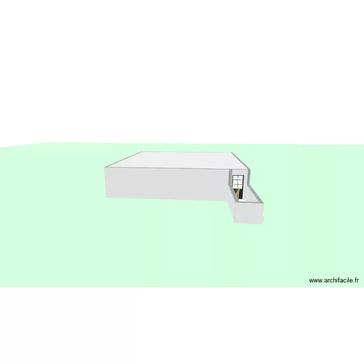Centre Chr&eacute;tien de Lanaudi&egrave;re. Plan de 4  et 421 m²