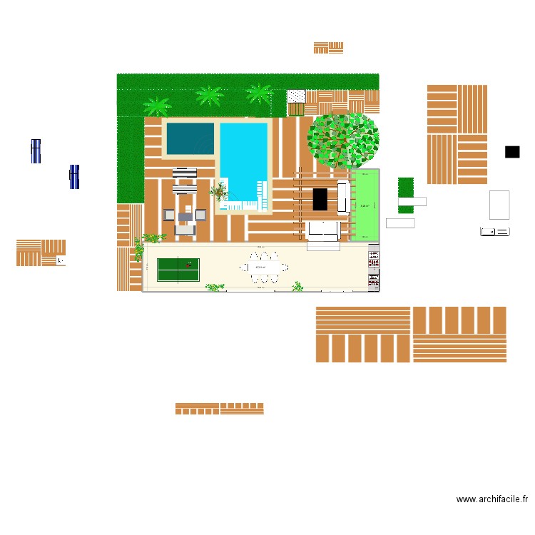 Extérieur mont Vernon 3 vol 5. Plan de 2 pièces et 56 m2