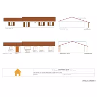 PCMI modificatif 05 - Plans de fa&ccedil;ades maison principale - Nord et Ouest