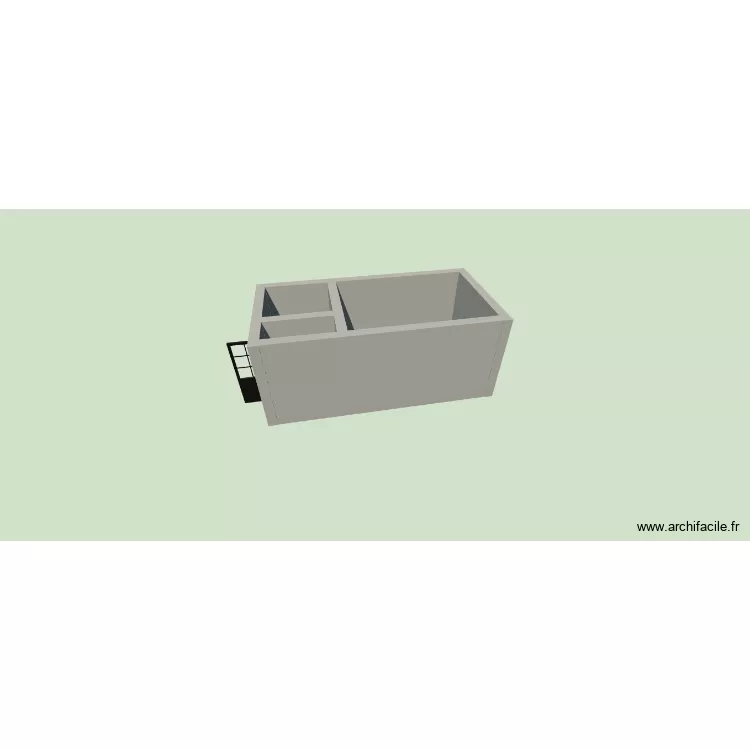 estudio jemrtv. Plan de 3 Pièces et 14 m² estudio jemrtv. Plan de 3 Pièces et 14 m²