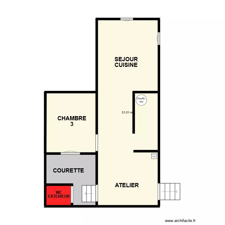 BIMIER SSOL. Plan de 4 et 46 m² BIMIER SSOL. Plan de 4 et 46 m²