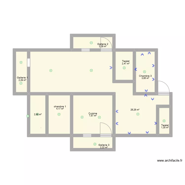 germain. Plan de 10 et 55 m² germain. Plan de 10 et 55 m²
