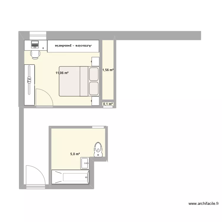 qdsqdsqd. Plan de 4 et 19 m² qdsqdsqd. Plan de 4 et 19 m²