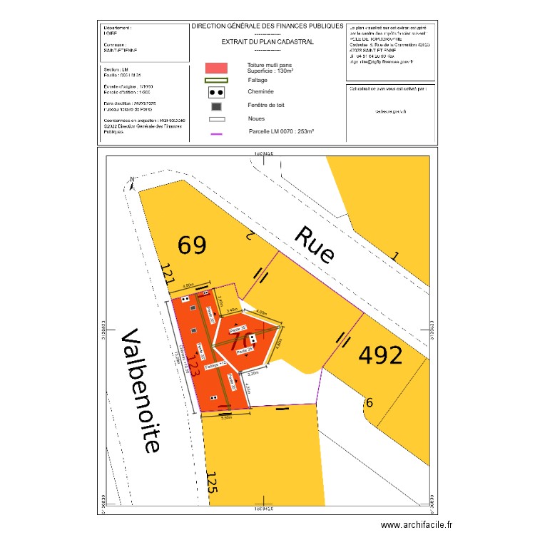 dp02 DUMAS TOITURE. Plan de 0 pièce et 0 m2