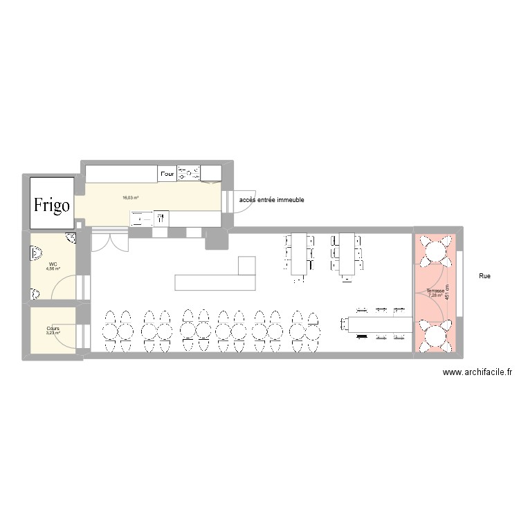 Loic. Plan de 6 pièces et 32 m2