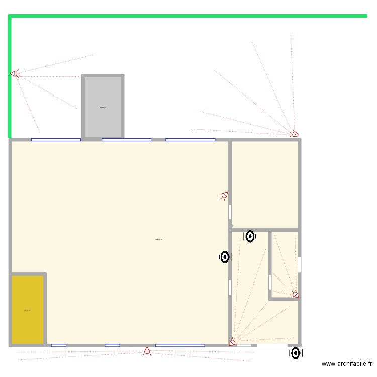 TOP GARAGE MERCIER BULEON. Plan de 3 pièces et 615 m2