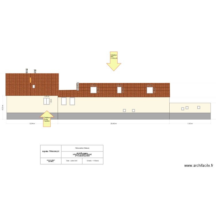 NOËL Jeremy Pignon Droit FUTUR. Plan de 0 pièce et 0 m2