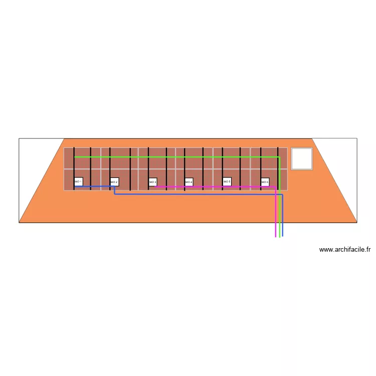MONNOYER. Plan de 