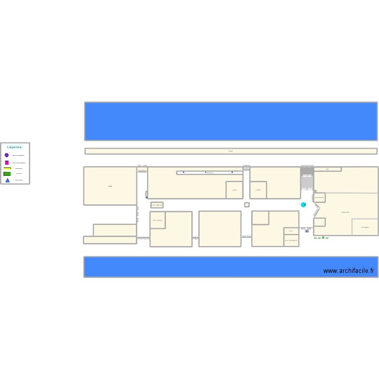 dock vauban ( GSF ). Plan de 35 pièces et 10664 m2