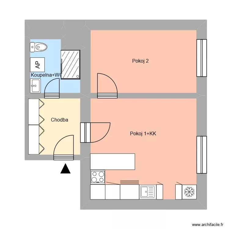 Komenského 658 byt 6 OV. Plan de 10 Pièces et 160 m² Komenského 658 byt 6 OV. Plan de 10 Pièces et 160 m²