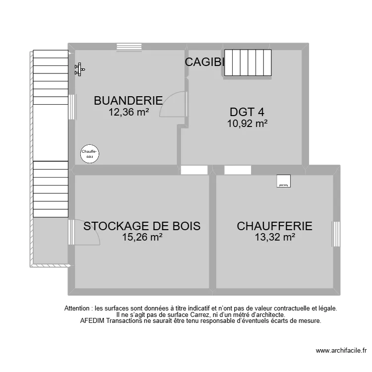 BI 35158. Plan de 39  et 307 m²