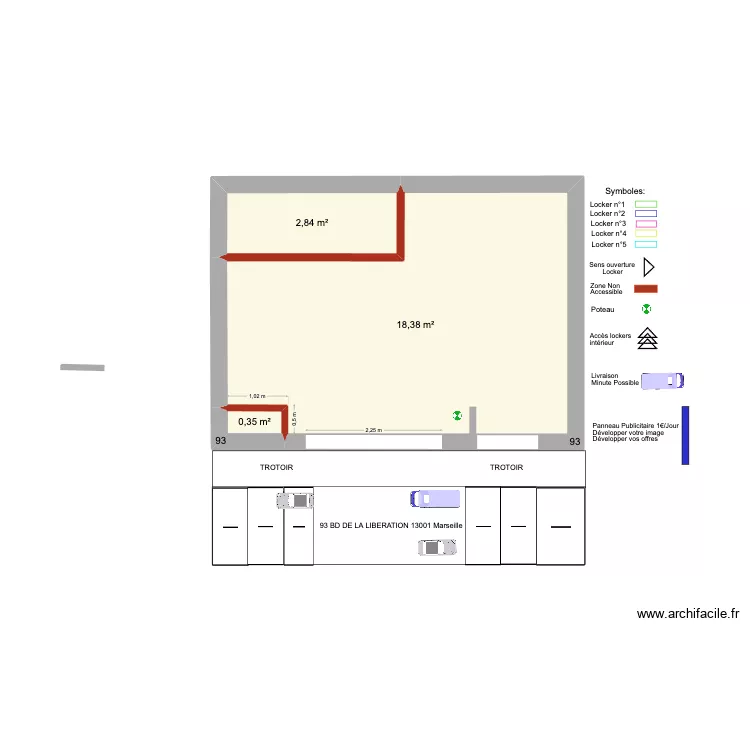LOCAL93 LIBERATION AMÉNAGEMENT 8. Plan de LOCAL93 LIBERATION AMÉNAGEMENT 8. Plan de