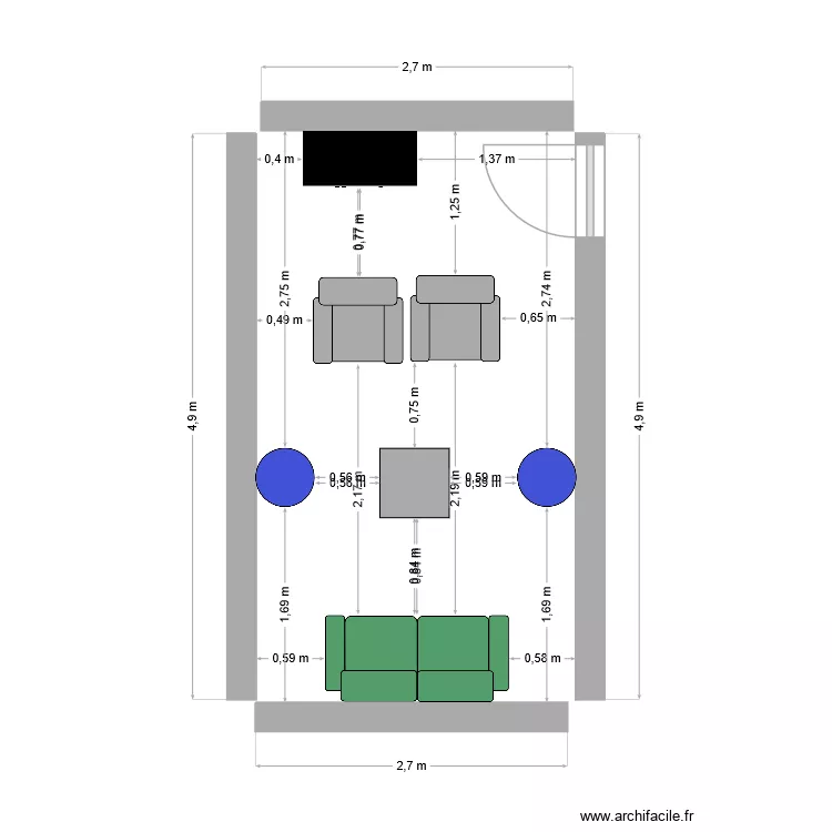 plan implantation SIP. Plan de 