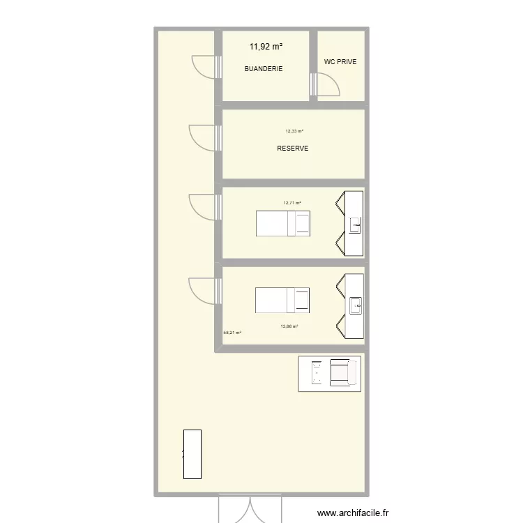 PRETTYDOLLS. Plan de 5 et 109 m² PRETTYDOLLS. Plan de 5 et 109 m²