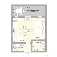 Fleury Maison 1 bergerie rez de chaussée projet 4