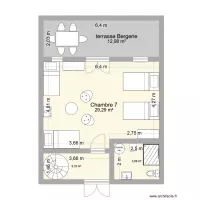 Fleury Maison 1 bergerie rez de chauss&eacute;e projet 4