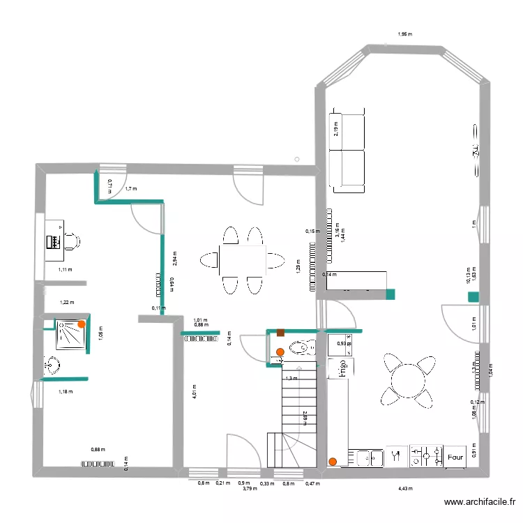 maison. Plan de maison. Plan de
