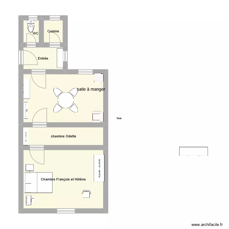 etage3. Plan de 6 et 36 m² etage3. Plan de 6 et 36 m²