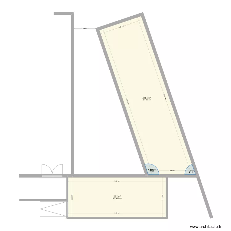Salle K&eacute;ro. Plan de 