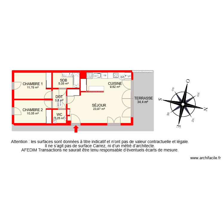 BI 34919. Plan de 12  et 106 m²