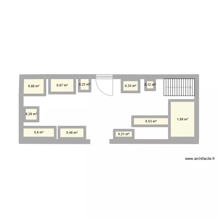 Plan La Maison Florent. Plan de 11 et 6 m² Plan La Maison Florent. Plan de 11 et 6 m²
