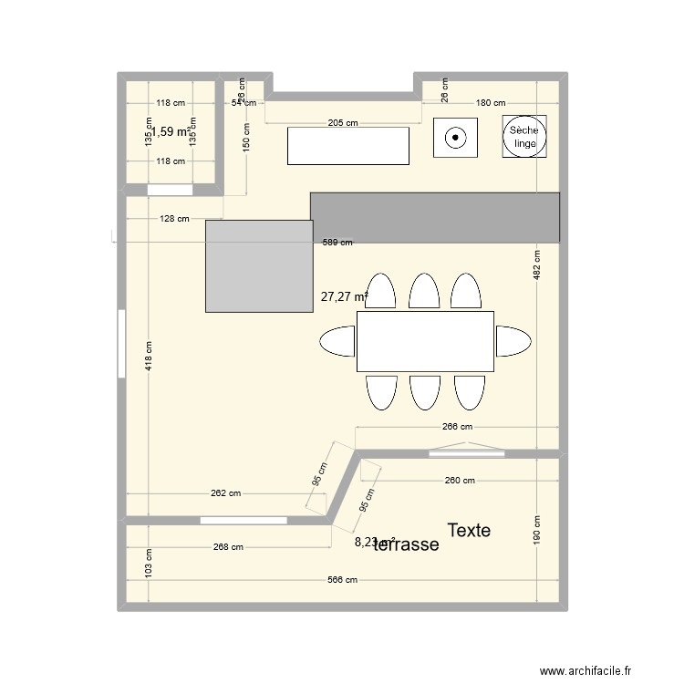 cuisine europe Volluet . Plan de 0 pièce et 0 m2