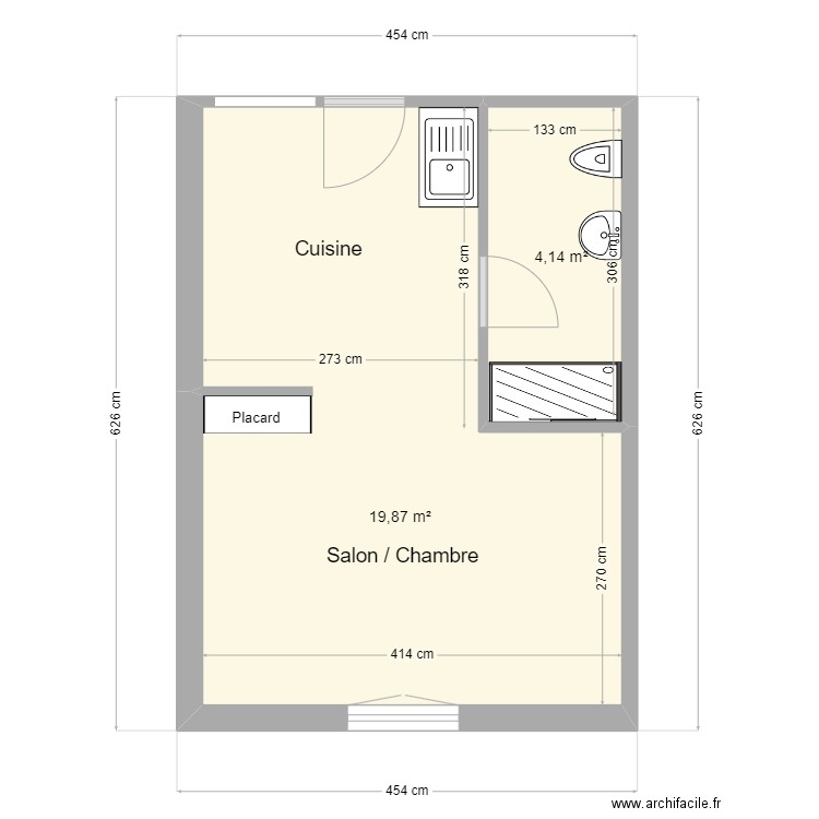 Brasseurs 1P 2e. Plan de 0 pièce et 0 m2