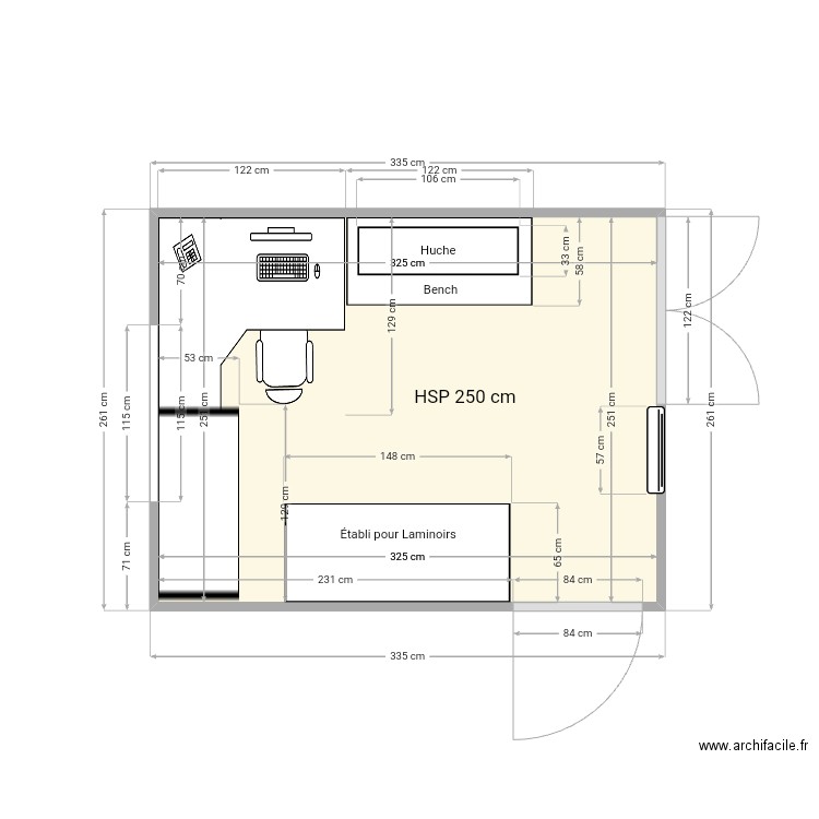 Atelier bijoux-2. Plan de 0 pièce et 0 m2