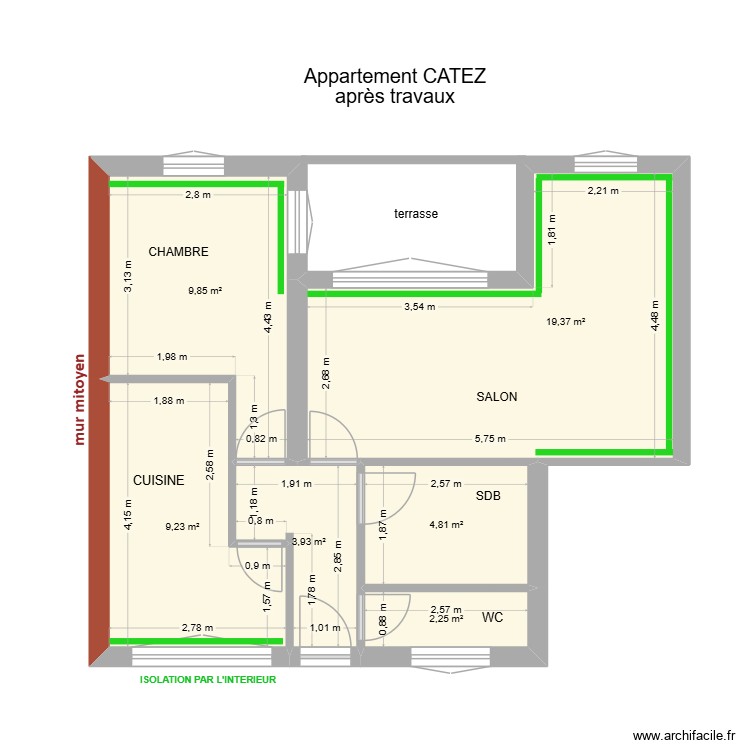 CATEZ 2. Plan de 0 pièce et 0 m2
