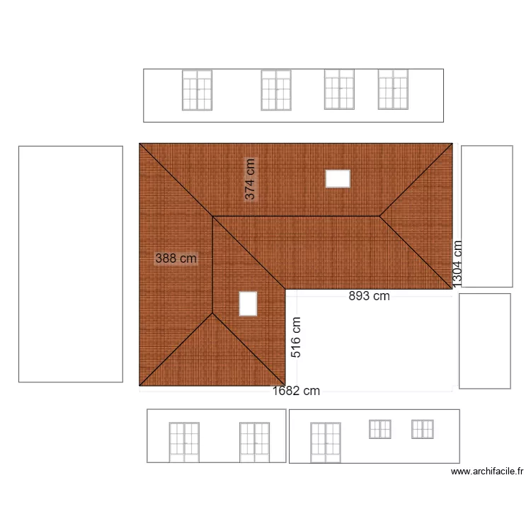 Toiture Maison Chigny. Plan de Toiture Maison Chigny. Plan de