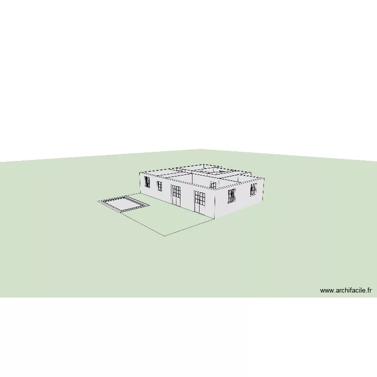 maman. Plan de 7  et 96 m²