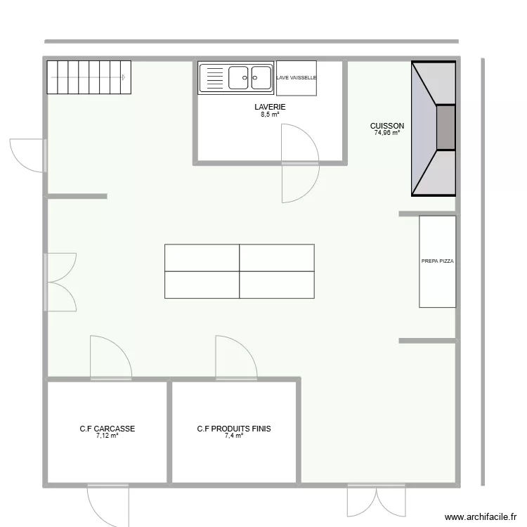 labo pizza Cdric. Plan de 