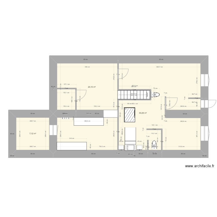 PICARD BIS. Plan de 0 pièce et 0 m2