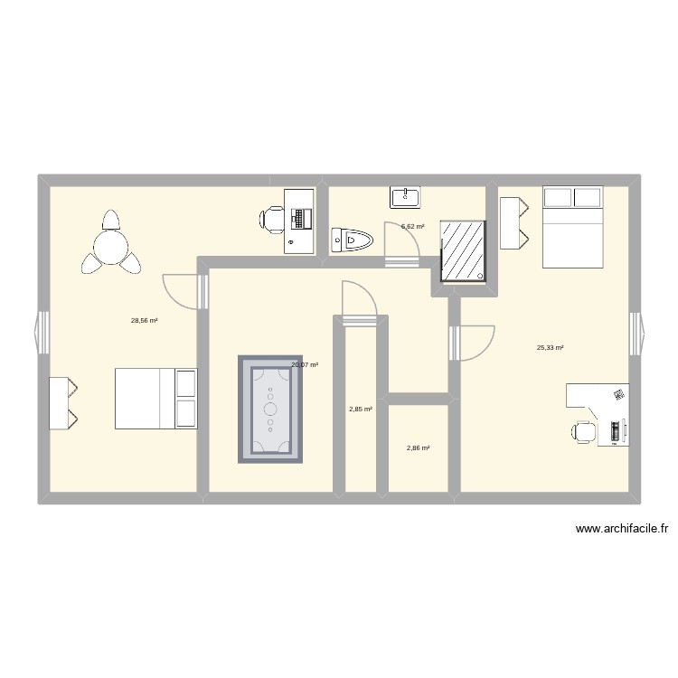 1er &eacute;tage. Plan de 0 pièce et 0 m2