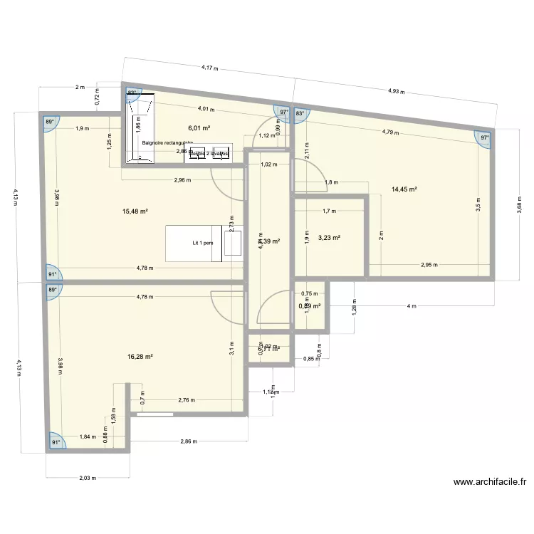 RDC new. Plan de 8 et 61 m² RDC new. Plan de 8 et 61 m²