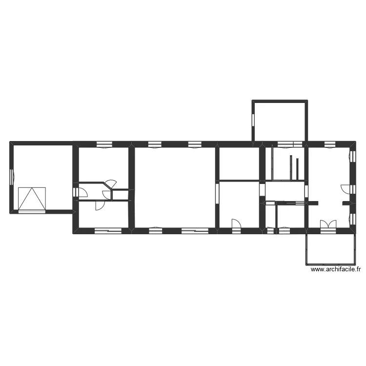 RAOUL 3. Plan de 23  et 267 m²